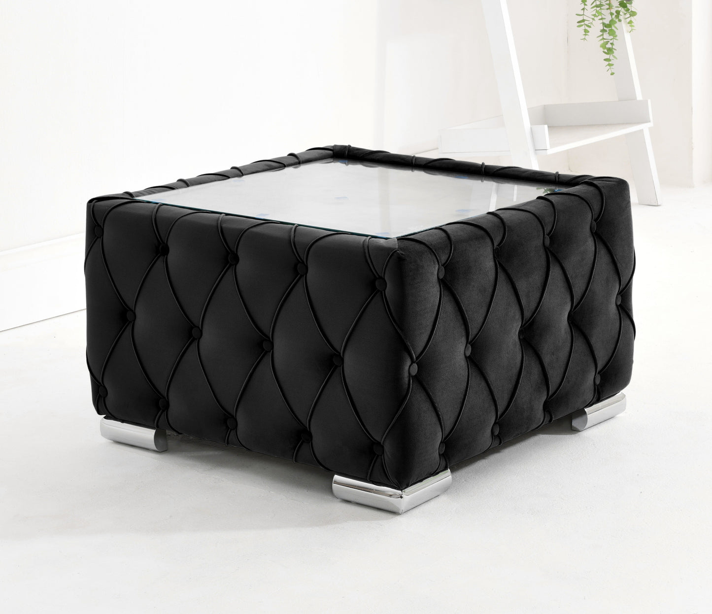 Olympia Corner Fullback Coffee Table Black