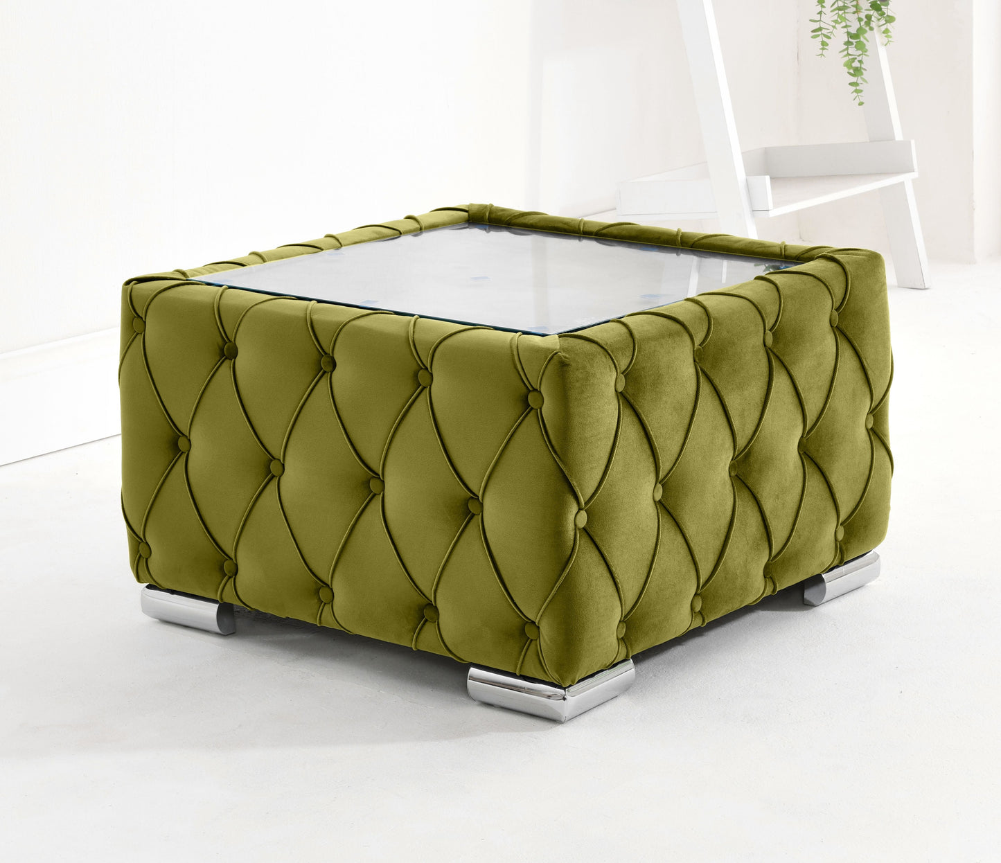 Olympia Corner Fullback Coffee Table Lime