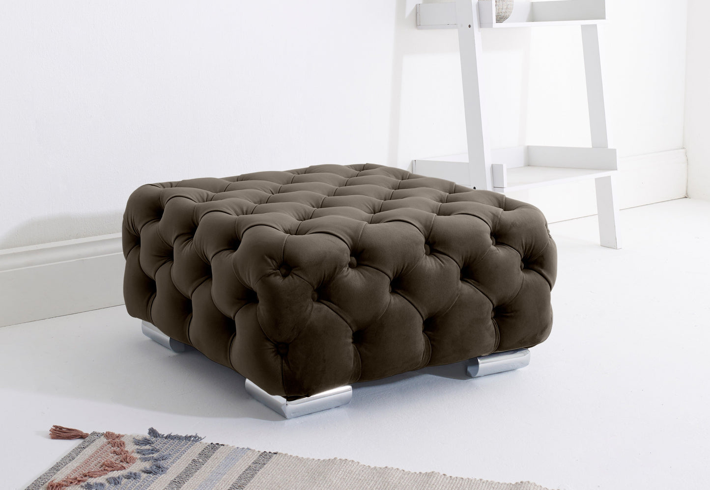 Olympia Corner Fullback Footstool Mole