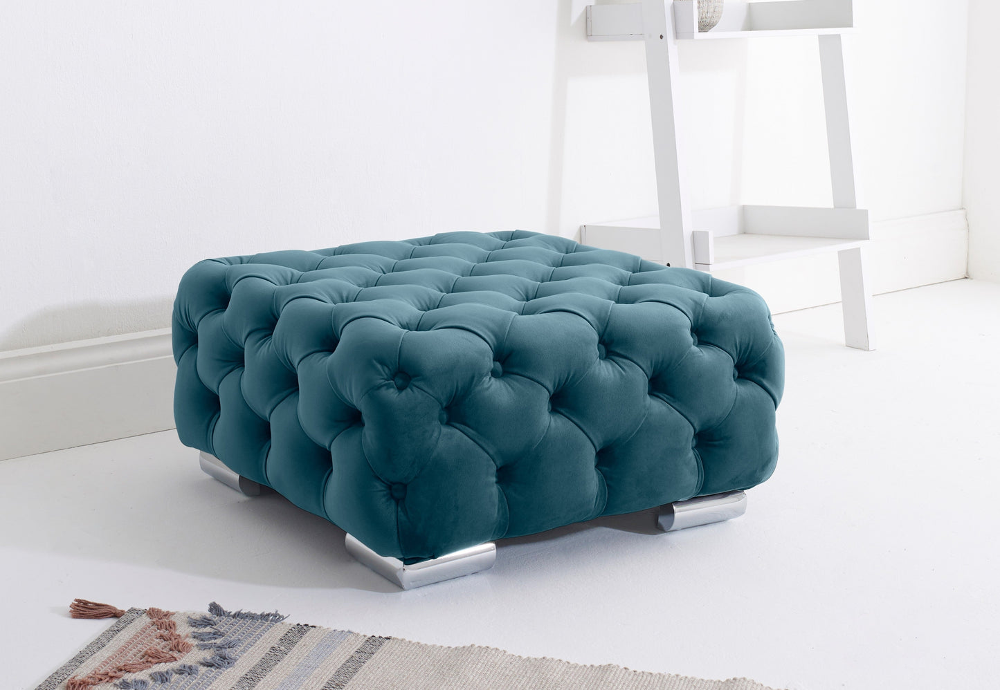 Olympia Corner Fullback Footstool Sky