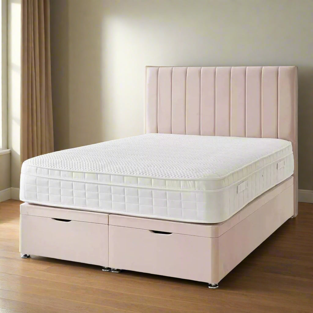Blush Harmony Divan Bed A.R FURNITURE UK