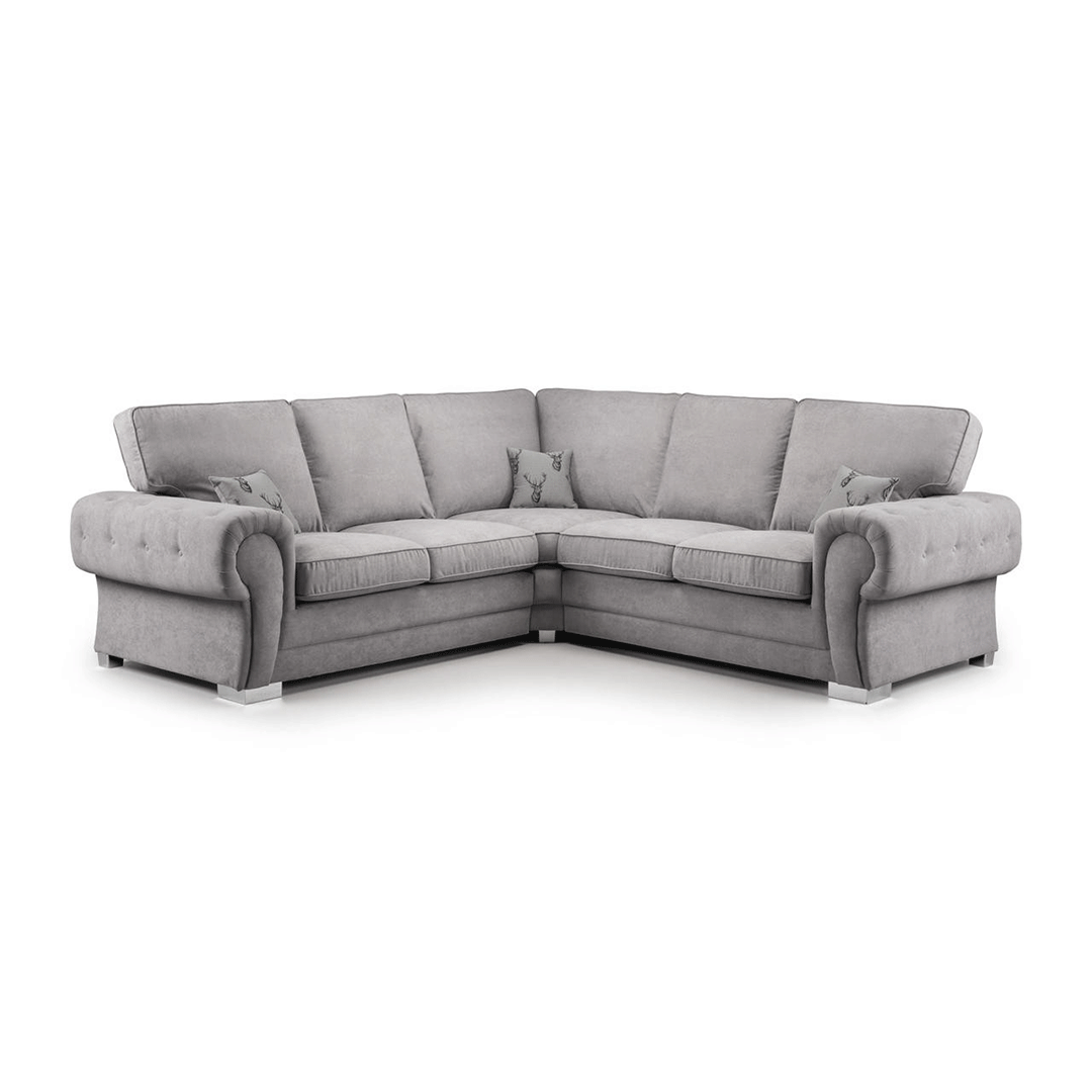 VERONA FULL BACK CORNER SOFA Grey