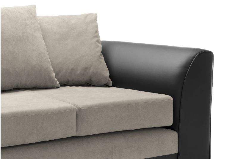 Dylan Chenille Collection: Corner Sofas, Armchairs, Footstools - Ultimate Comfort 2 Seater Sofa Light Grey