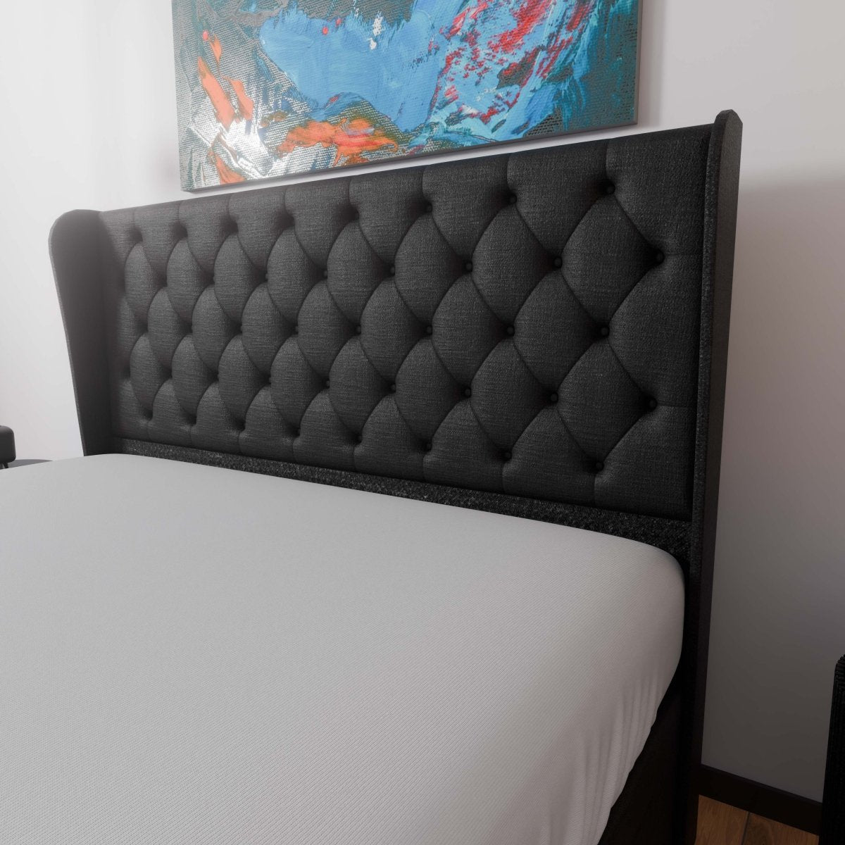 Manhattan Winged End Lift Ottoman Divan Bed