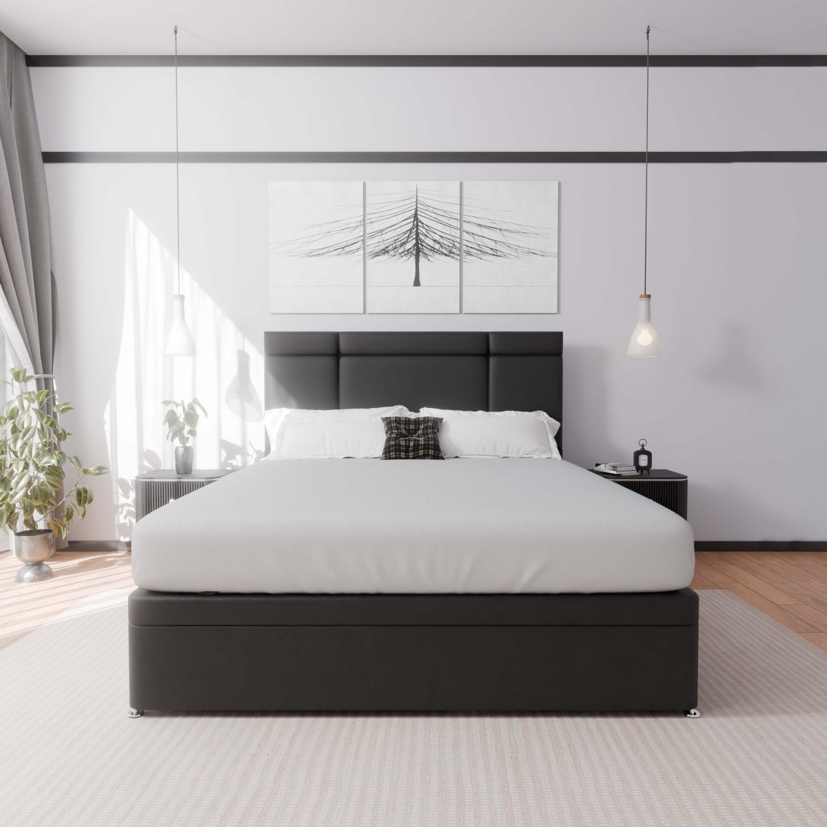 Side Lift Ottoman Divan Bed UK