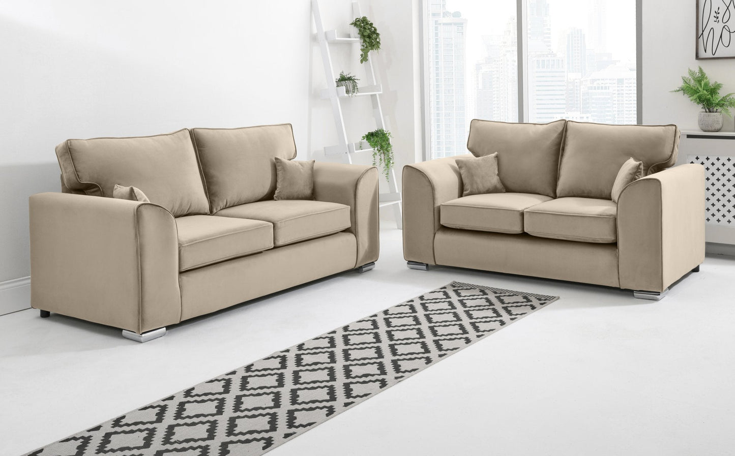 Dylan 3+2 Fullback Cream